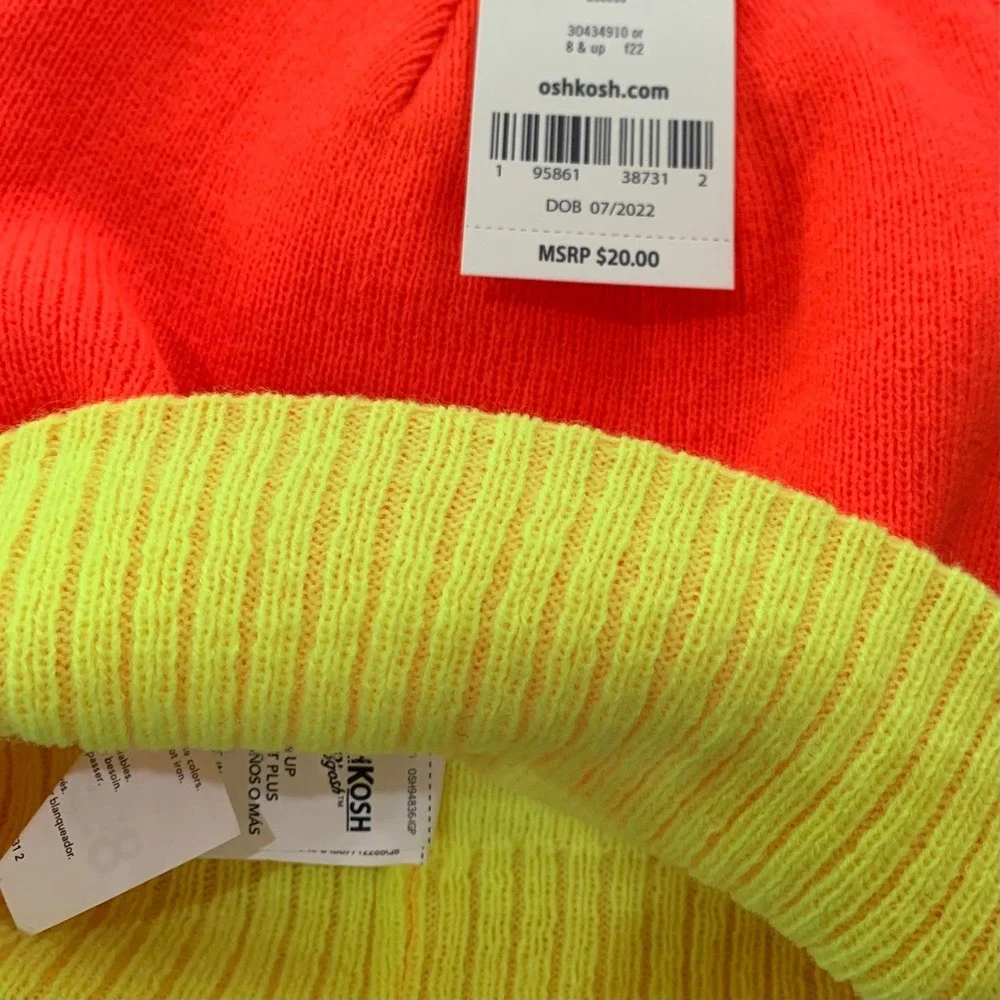 Kid NWT Reversible Knit Beanie 8 and Up